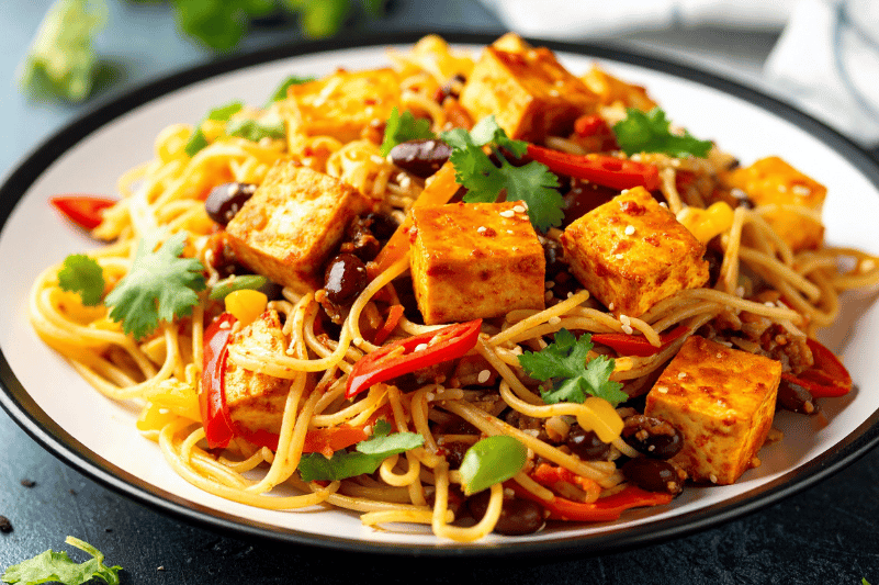 Opciones de comida asiática saludable